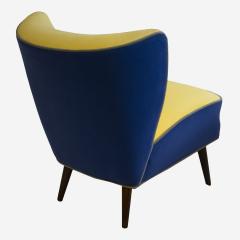 James Mont Petite Slipper Chair in the Style of James Mont - 2624078