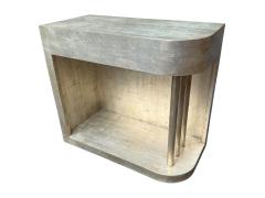 James Mont RARE MODERNIST SILVER LEAFED ART DECO SIDE TABLES BY JAMES MONT - 4618459