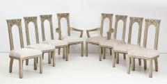 James Mont Set of Eight Art Deco influenced Dining Chairs by James Mont  - 2290189