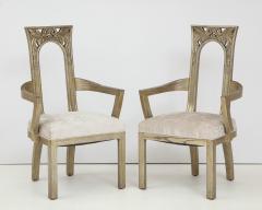 James Mont Set of Eight Art Deco influenced Dining Chairs by James Mont  - 2290190