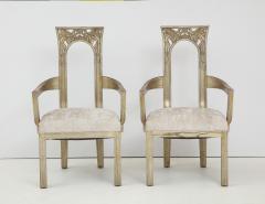 James Mont Set of Eight Art Deco influenced Dining Chairs by James Mont  - 2290191