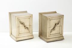 James Mont Spectacular Pair of Rare James Mont Scroll cabinets  - 2112375