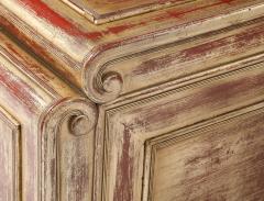 James Mont SpectacularJames Mont Cabinet In The Original Distressed silver Leafed Finish  - 4045071