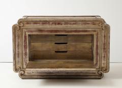 James Mont SpectacularJames Mont Cabinet In The Original Distressed silver Leafed Finish  - 4045073