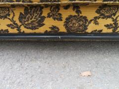 James Mont Unusual 1970s Asian James Mont style Black Lacquered Sofa Midcentury Chinoiserie - 1360854