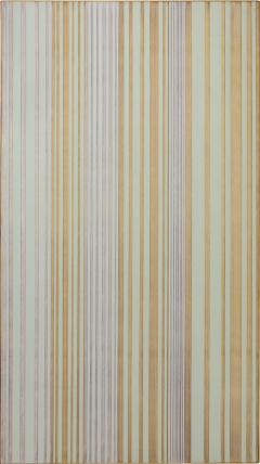 James Nickel James Nickel b 1943 Untitled Painting Chalk Line Series 1971 92 x 50 7  - 4296884