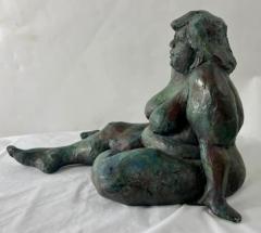 James Patrick Maher Nude Sitting Woman Bronze Sculpture by James Patrick Maher - 2872988