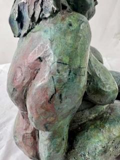 James Patrick Maher Nude Sitting Woman Bronze Sculpture by James Patrick Maher - 2873118