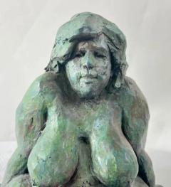 James Patrick Maher Nude Sitting Woman Bronze Sculpture by James Patrick Maher - 2873124