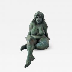 James Patrick Maher Nude Sitting Woman Bronze Sculpture by James Patrick Maher - 2878017