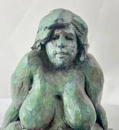 James Patrick Maher Nude Sitting Woman Bronze Sculpture by James Patrick Maher - 2888911
