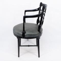James Plucknett Aesthetic Movement Jacobean Or Old English Armchair after a Design by E W Godwin - 4183309