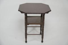James Plucknett Bruce Talbert Style of a Fine Aesthetic Movement Walnut Two Tier Side Table - 4191883