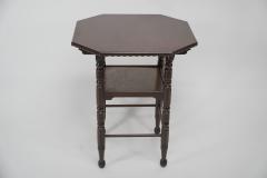 James Plucknett Bruce Talbert Style of a Fine Aesthetic Movement Walnut Two Tier Side Table - 4191889
