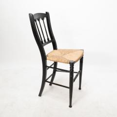James Plucknett Collier Plucknett attri Godwin style Aesthetic Movement ebonized music chair - 4191612