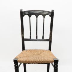 James Plucknett Collier Plucknett attri Godwin style Aesthetic Movement ebonized music chair - 4191613