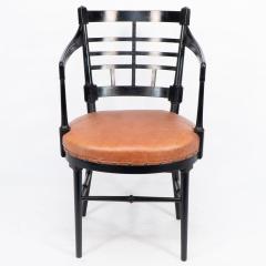 James Plucknett E W Godwin Style of Two Jacobean or Old English Aesthetic Movement Armchairs - 4191894