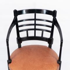 James Plucknett E W Godwin Style of Two Jacobean or Old English Aesthetic Movement Armchairs - 4191902