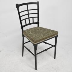 James Plucknett J Plucknett attri Collier Plucknett prob Anglo Japanese ebonized side chair - 4191904