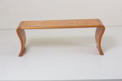James Rannefeld James Rannefeld Jawar Studio Laminate Wood Ribbon Bench US - 668388