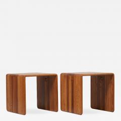 James Rannefeld Pair of two James Rannefeld Wood Ribbon Stools US - 668437