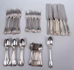 James Robinson James Robinson Fiddle Thread Shell Dinner Lunch Set for 12 - 3769666