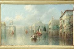 James Salt Pair of Venetian Grand Canal Capriccio Paintings by James Salt - 699508
