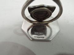 James William Benson Set of 4 Place Card Holders with University College at Oxford Arms - 3753828