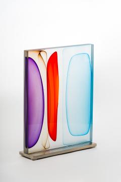 Jamie Harris Jamie Harris Infusion Block in Purple Brown Red and Light Blues USA 2015 - 4028422