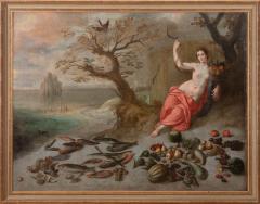 Jan Boets CERES WITH HER SICKLE AND CORNUCOPIA late 17th century - 1794081