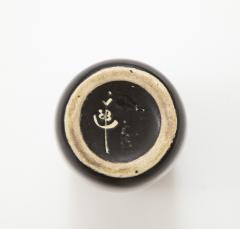 Jan Bontjes van Beek J B Matte Black Modern Vase Signed c 1960 - 2692329