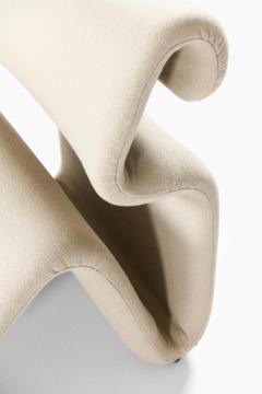 Jan Ekselius Etcetera Lounge Chair in Steel and Wool by Jan Ekselius 1960s - 4572064