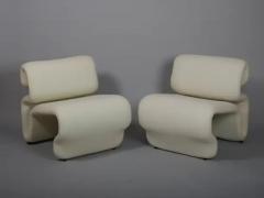 Jan Ekselius Original pair Etcetera lounge chair by Jan Eskelius Sweden c1970 - 3599857