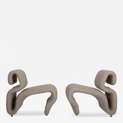 Jan Ekselius Pair of Etcetera chairs by Jan Ekselius Sweden c1970 - 3953587