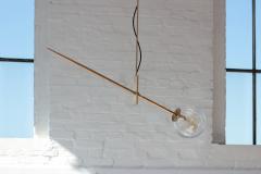 Jan Garncarek Hasta Brass Hanging Lamp Jan Garncarek - 856427