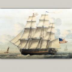 Jan Mooy Portrait of the American Ship Falcon  - 4687575