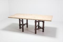 Jan Vlug Modern Terazzo Marble Dining Table by Jan Vlug Belgium 1970s - 1052057