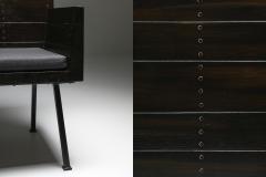 Jan de Jong Modernist Armchair by Dom Hans van der Laan Netherlands 1960s - 4662566