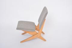 Jan van Grunsven Dutch Mid Century Modern FB18 Scissor Chair by Jan Van Grunsven for UMS Pastoe - 3386441