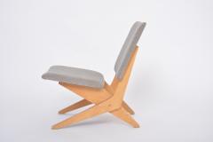 Jan van Grunsven Dutch Mid Century Modern FB18 Scissor Chair by Jan Van Grunsven for UMS Pastoe - 3386442