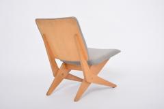 Jan van Grunsven Dutch Mid Century Modern FB18 Scissor Chair by Jan Van Grunsven for UMS Pastoe - 3386448