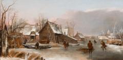 Jan van de Capelle Historic Winterscene - 3594708
