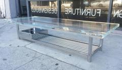 Jane D Blake Limited Edition Marion Coffee Table in Stainless Steel and Lucite by J Blake - 315426