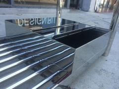 Jane D Blake Limited Edition Marion Coffee Table in Stainless Steel and Lucite by J Blake - 315427
