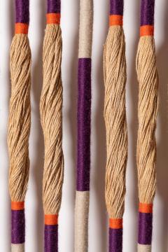 Jane Knight Textile Installation Titled Eye by Detroit Fiber Artist Jane Knight 1970s - 4747569