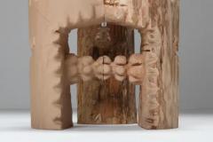 Janne Schimmel Echo Stool Teeth Contemporary Wooden Chair Schimmel Schweikle 2020 - 3413413