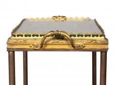 Jansen Style Chinoiserie Bronze And Iron Tray Table - 4663118
