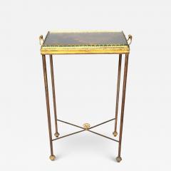 Jansen Style Chinoiserie Bronze And Iron Tray Table - 4679495