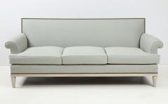 Jansen Style Linen Sofa - 1192680
