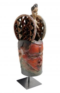 Janus Mask with Horned Figure - 4588896